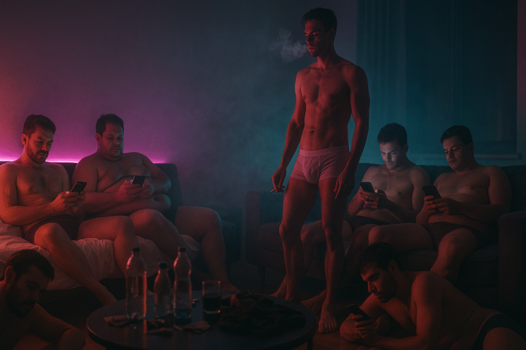 hombres haciendo chemsex